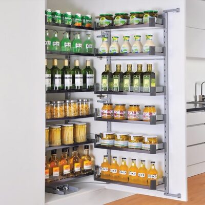 سوپر تاندم لولایی کمدی کریستال 6 سبد ارتفاع 210 و عرض 60 سانتی متر  فانتونی کد E106