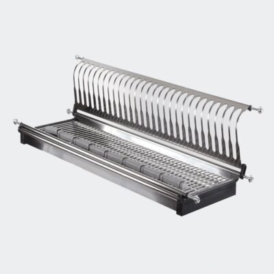 آبچکان بالای سینک یک طبقه تمام استیل با جای بشقاب عرض 80 سانتی متر فانتونی کد G021
