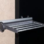 جای کمربند و کروات دیواری ریلی سری 2 رنگ طوسی فانتونی کد J153