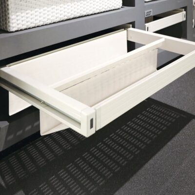 جای کفشی ریلی داخل کمد لباس سفید ABS  سایز 60 فانتونی کد J227