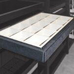 سینی مشبک ریلی جای کمربند و کراوات رنگ مشکی مخمل سایز 60 فانتونی کد J314