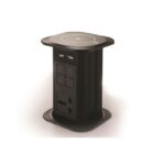 پریز برق لیفت آپ وایرلس با رنگ مشکی مات (پخش موزیک و 2 سوکت برق یونیورسال و شارژر وایرلس و 4 پورت USB) فانتونی کد N373