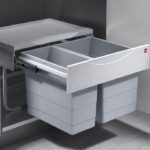 سطل چند منظوره توکار متصل به کف هایلو مدل رامسپار تاندم اس جهت یونیت عرض 50 سانتیمتر 3644701 فانتونی کد Q150