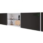 دو شاخه 360 سانتی متری پروفیل آلومینیومی بالا و پایین مکانیزم C712 فانتونی کد C712_13