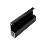 پروفیل دستگیره و درب کمد و کابینت مدل ایتالین پلاس استایل رنگ مشکی مات 2/8 متری فانتونی کد I210