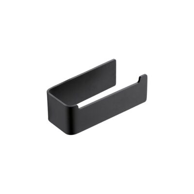 هولدر دستمال توالت 147 میلیمتر یک طرفه باز چسبی رنگ مشکی مات سری C فانتونی کد S022