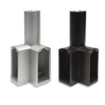 پایه سقفی نگهدارنده کنج رنگ سیلور یونی هوپر کد TS1404.SILVER