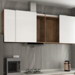 مکانیزم زمینی درب ریلی این لاین عرض 190-240 دستی همراه آرام بند فانتونی کد C730
