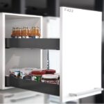 سوپر لردر 10.6 سانتی متر زیر صفحه اسلیم دو طبقه با عمق 30 و عرض آزاد فانتونی کد F421