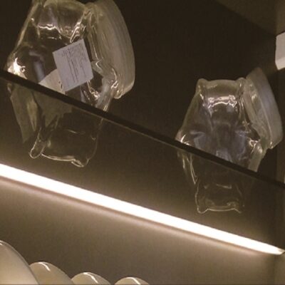 چراغ LED داخل کمد و کابینت جهت شلف شیشه ای عرض 60 سانتیمتر فانتونی کد N573