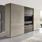 مکانیزم این لاین خطی برقی دو درب متقارن جهت کمد میز TV و کتابخانه 270 سانتی متر (هر درب 90 سانتی متر) فانتونی کد K079