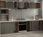 مکانیزم ریلی تاپ لاین 240 سانتی متر توکار دو درب بدون ریل کف با عرض هر درب حداکثر 120 سانتی متر فانتونی کد K524