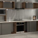 مکانیزم ریلی تاپ لاین 240 سانتی متر توکار دو درب بدون ریل کف با عرض هر درب حداکثر 120 سانتی متر فانتونی کد K524