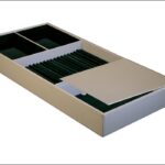باکس زیور آلات چرم کامپکت داخل کشو فانتونی سری 3 رنگ خاکی سایز60 کد J648