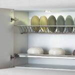 آبچکان دو طبقه استیل ملونی کد 9108 و9110 و 9112