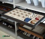 جای کمربند و کروات و زیورآلات مخملی ریلی با فرانت شیشه Neka Glass Series یونی هوپر کد WS4140G - Image 2