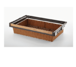 سبد حصیری ریلی داخل کمد با فرانت چوب Neka Wood Series یونی هوپر کد WS4141