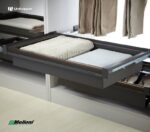 طبقه کشویی فلزی ریلی داخل کمد با فرانت شیشه Neka Glass Series یونی هوپر کد WS4142G - Image 2