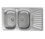 سینک ظرفشویی استیل توکار داتیس کد DB127