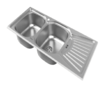 سینک ظرفشویی استیل توکار داتیس کد DB127 - Image 2