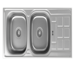 سینک ظرفشویی استیل توکار داتیس کد DB134