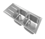 سینک ظرفشویی استیل توکار داتیس کد DB180 - Image 2