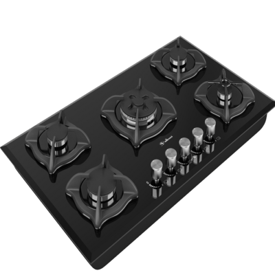 اجاق گاز رومیزی شیشه ای 5 شعله سه ژیگلور داتیس کد DG 525