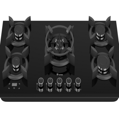 اجاق گاز رومیزی شیشه ای 5 شعله داتیس کد DG 592