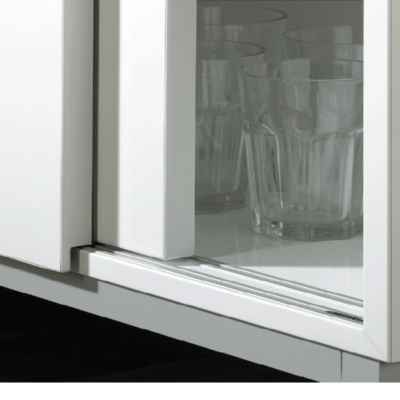 مکانیزم تاپ لاین سوپر اسلیم توکار 2 درب شیارخور (Super Slim-2) ملونی کد 11016_11011_11018