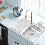 سینک ظرفشویی  نیمه فانتزی توکار درسا کد DS547