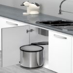 سطل گرد زیر سینک با قابلیت نصب روی درب ملونی کد 9130