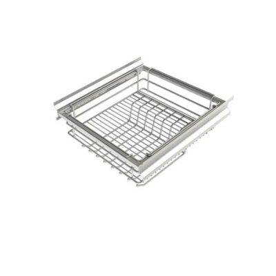 سبد ریلی جا لباسی با آویز شلوار ( ریل سه تکه ) آی تک کد B_R110