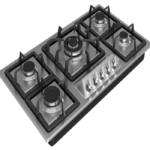 اجاق گاز رومیزی استیل 5 شعله داتیس کد DS 514