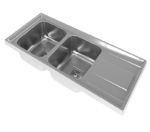 سینک ظرفشویی استیل توکار داتیس کد DB192 - Image 4