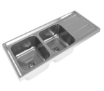 سینک ظرفشویی استیل توکار داتیس کد DB192 - Image 3