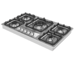 اجاق گاز رومیزی استیل 5 شعله داتیس کد DS 518 - Image 3