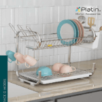 آبچکان رو کابینتی 2 طبقه طرح G پلاتین کد 2205