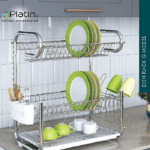 آبچکان رو کابینتی 3 طبقه طرح G پلاتین کد 2207