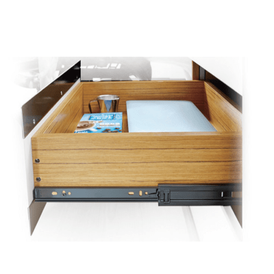 ریل ساچمه ای 3 تکه تلسکوپی45 کیلوگرمی P2O فشاری مشکی عمق 30 فانتونی کد B331