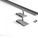 لوازم اینر ریل اسلیم شیشه با فرانت شیشه جلو و ارتفاع 106 میلیمتر  فانتونی کد B593