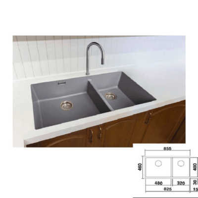 سینک گرانیتی داسی مدل PIACENZA