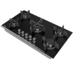اجاق گاز رومیزی شیشه ای 5 شعله داتیس کد DG502 - Image 2