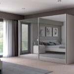 مکانیزم تاپ لاین NL2 دو درب چوبی روکار با عرض حداکثر 150 سانتی متر فانتونی کد K125