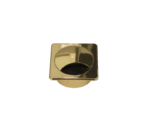قاب داکت مربع رومیزی رنگ گلد آنودایز عمق 22mm ,قطر 70mm  فانتونی کد T380 - Image 2