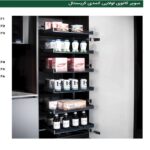 سوپر کانوی لولایی کمدی کریستال ارتفاع 157 سانتیمتر با عرض 45 سانتیمتر فانتونی کد E172