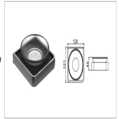 هولدرجای صابونی پیچی رنگ نوک مدادی سری H فانتونی کد S079