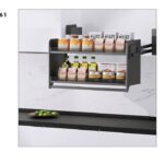 سبد آگیلیس برقی هوایی با جک آسانسوری کریستال عرض 90 سانتیمتر فانتونی کد G361