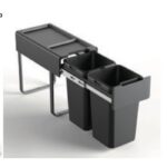 سطل چند منظوره توکار متصل به کف دو سطلی جهت یونیت عرض 30 سانتیمتر فانتونی کد Q530