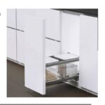 سطل ریلی جای برنج و حبوبات توکار جهت یونیت عرض 30 سانتیمتر فانتونی کد Q935