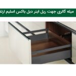 میله گالری جهت ریل بدنه دار دبل باکس اسلیم ارتفاع 11 و عمق 30 سانتی متر فانتونی کد B151